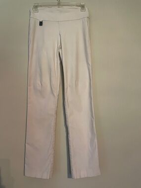 Raffinalla White Straight-Leg Pants